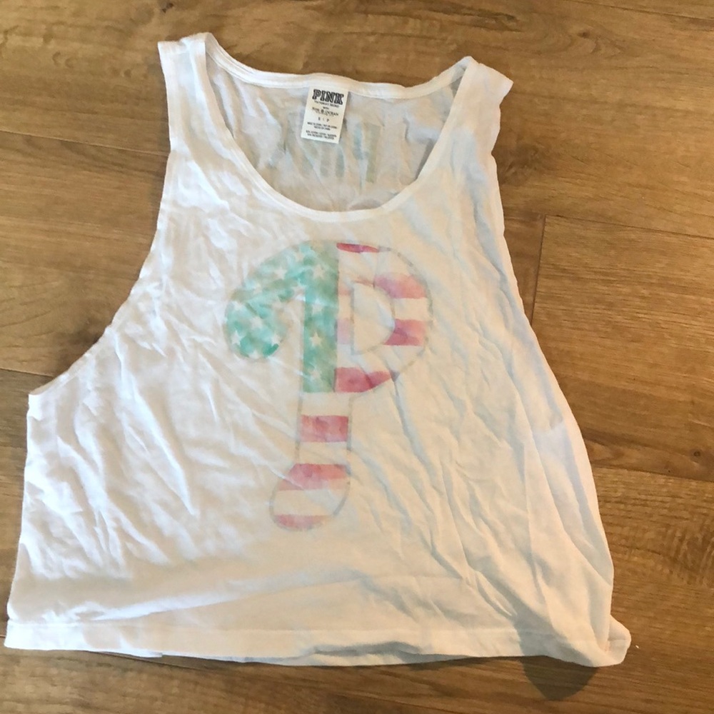 VS PINK Philadelphia Phillies Patriotic Tank